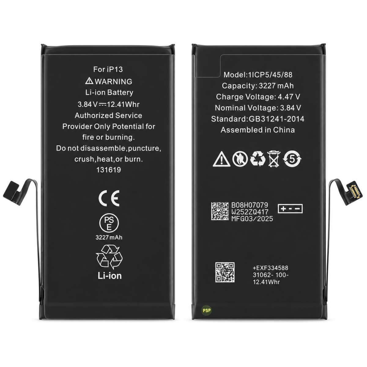 Batterie Ersatz Akku Diagnosefähig für iPhone 13 inkl. Akkukleber