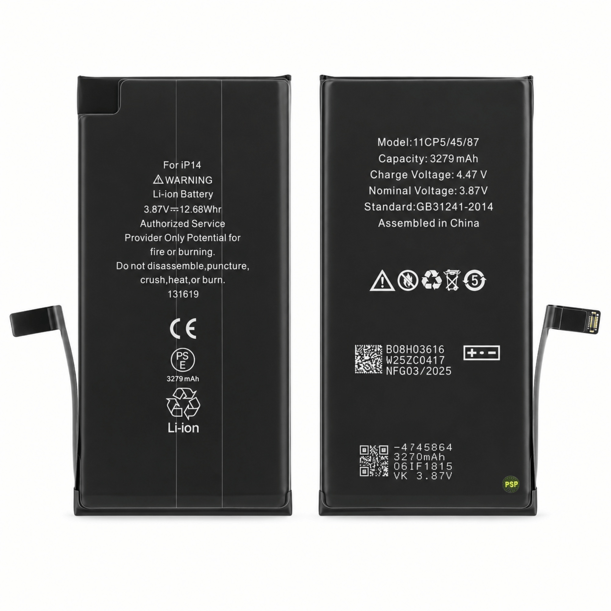 Batterie Ersatz Akku Diagnosefähig für iPhone 14 inkl. Akkukleber