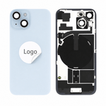 Akkudeckel Back Cover inkl. Kamera Linse, Blitz Licht und Wireless Charging Flex für iPhone 15 - Pulled