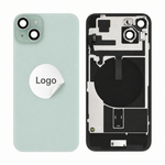 Akkudeckel Back Cover inkl. Kamera Linse, Blitz Licht und Wireless Charging Flex für iPhone 15 Plus - Pulled