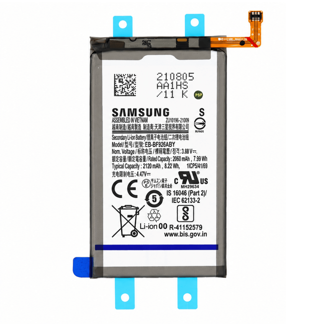 Batterie Akku EB-BF926ABY für Samsung Galaxy Z Fold 3 Haupt (SM-F926) 2120mAh Service Pack