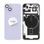 Akkudeckel Back Cover inkl. Kamera Linse, Blitz Licht und Wireless Charging Flex für iPhone 14 Plus - Pulled