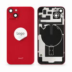 Akkudeckel Back Cover inkl. Kamera Linse, Blitz Licht und Wireless Charging Flex für iPhone 14 Plus - Pulled