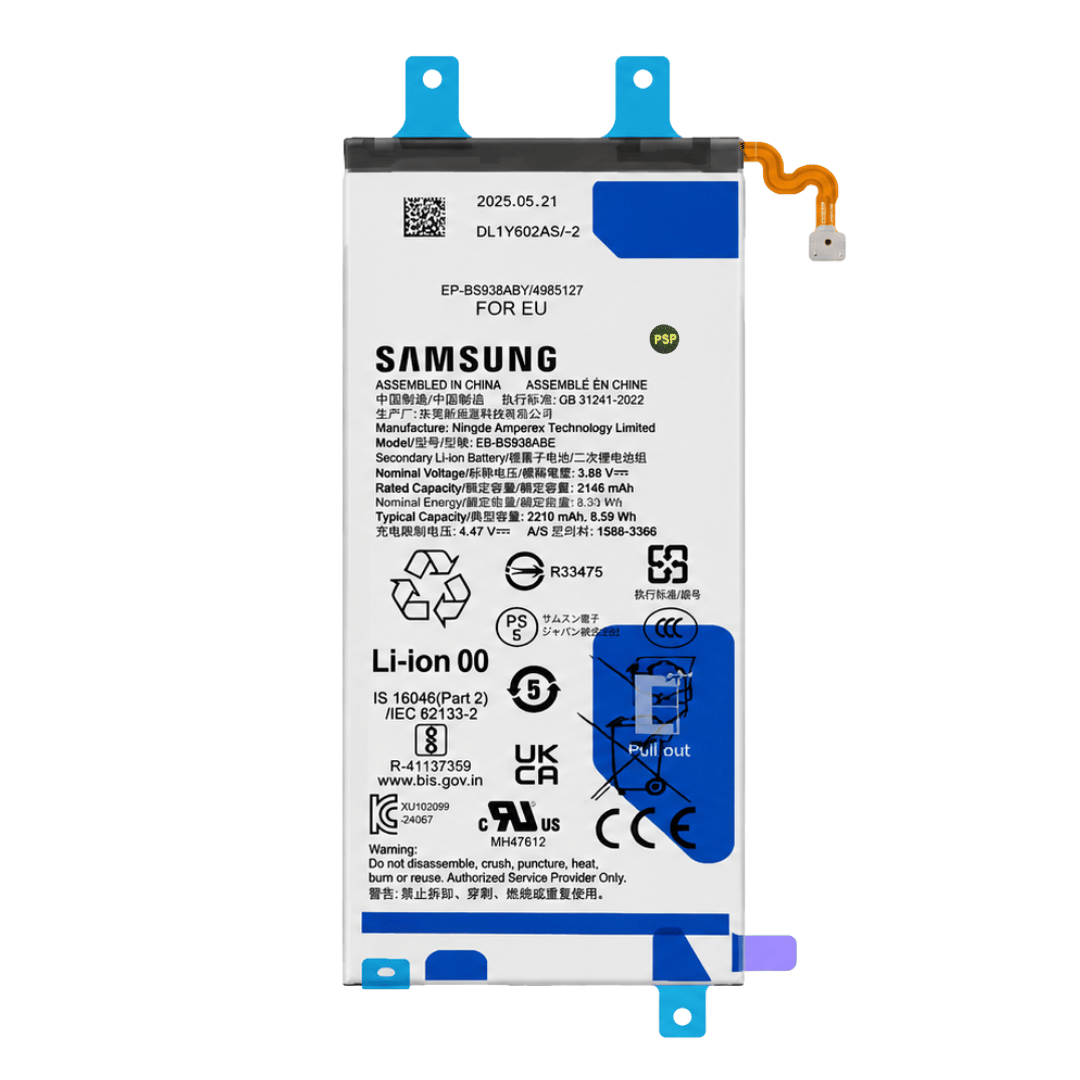 Batterie Akku EB-BF967ABE für Samsung Galaxy Z Fold 7 SUB (SM-F966B) 2146mAh Service Pack