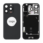 Akkudeckel Back Cover inkl. Kamera Linse, Blitz Licht und Wireless Charging Flex für iPhone 16 Pro - Titanium Pulled