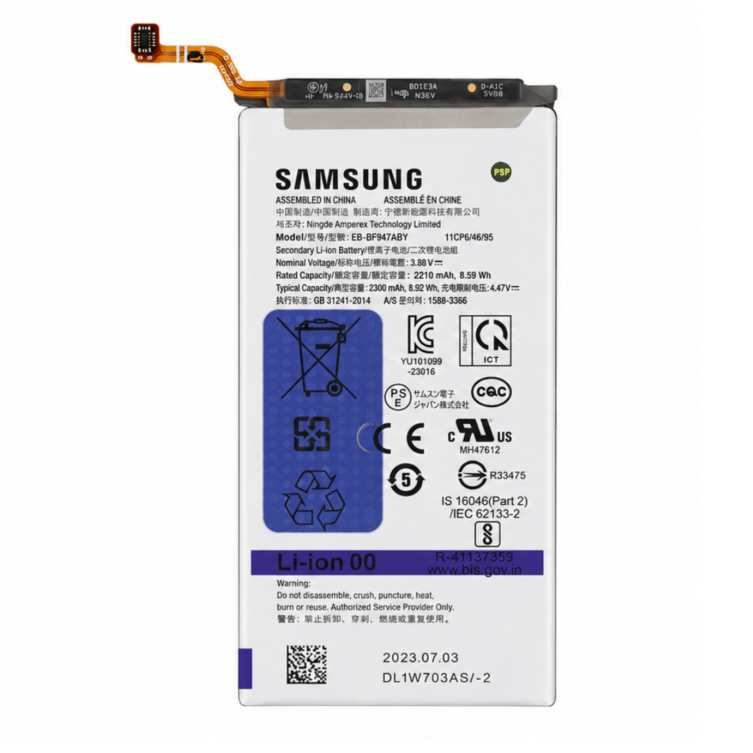 Batterie Akku EB-BF947ABY für Samsung Galaxy Z Fold 5 SUB (SM-F946B) 2380mAh Service Pack