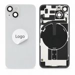 Akkudeckel Back Cover inkl. Kamera Linse, Blitz Licht und Wireless Charging Flex für iPhone 14 - Pulled