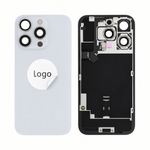 Akkudeckel Back Cover inkl. Kamera Linse, Blitz Licht und Wireless Charging Flex für iPhone 16 Pro Max - Titanium Pulled