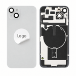 Akkudeckel Back Cover inkl. Kamera Linse, Blitz Licht und Wireless Charging Flex für iPhone 14 Plus - Pulled